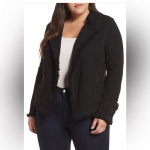 Nic+Zoe Black Tweed Jacket